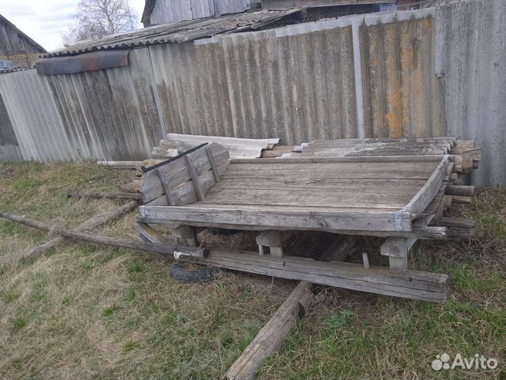 Сани телега для лошади