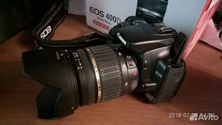 Canon 400d и 2 объектива