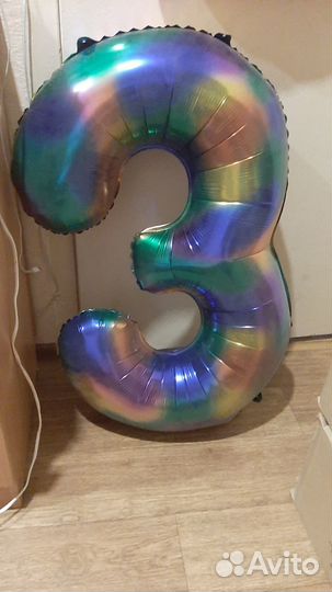 Цифра 3 на день рождения