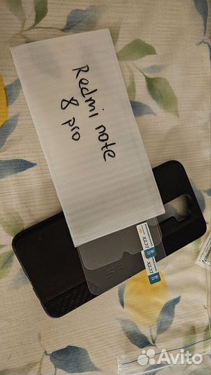 Чехол и стекла на redmi note 8 pro