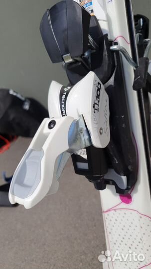 Лыжи горные TechnoPro 144 см c креплениями