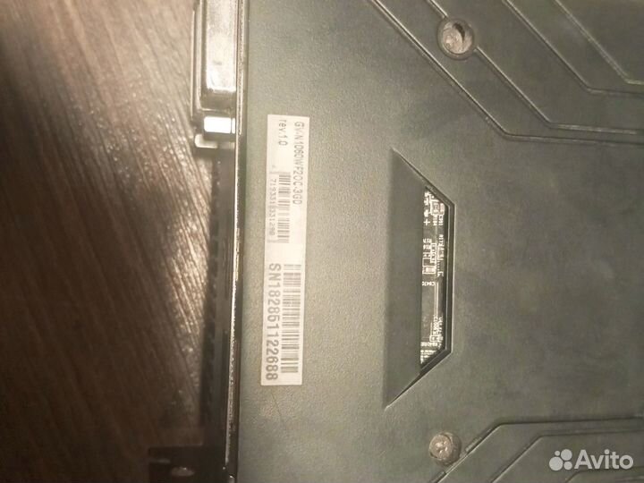 Видеокарта gtx 1060 3gb gigabyte