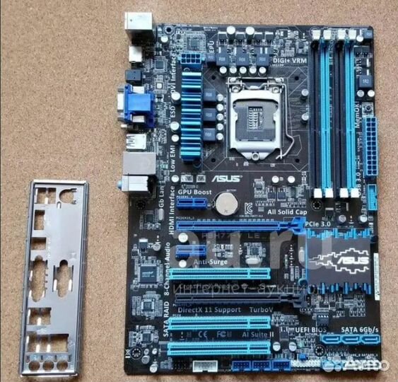 Материнская плата asus P8H77-V + Pentium G630