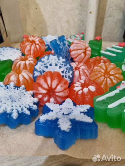 Новогоднее мыло