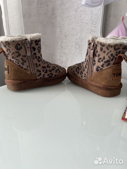 Ботинки зимние для девочки 21 размер
