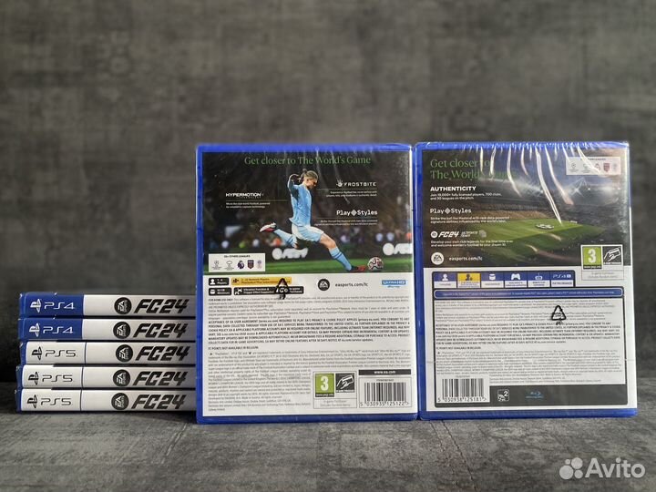 Ea fc 24 ps5/ps4 диск