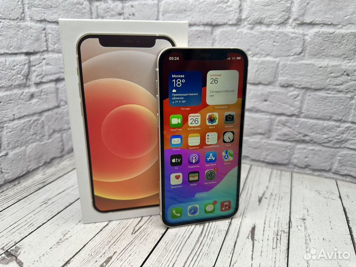 iPhone 12 128gb White LL идеал