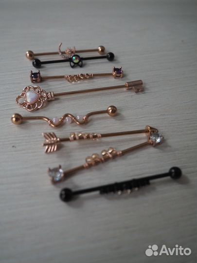 Серьги.Штанга.Пирсинг