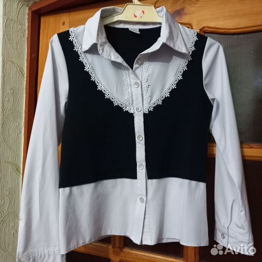 Школьная рубашка для девочки