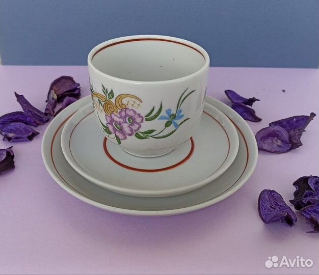 Кофейный набор (чашки с блюдцами)