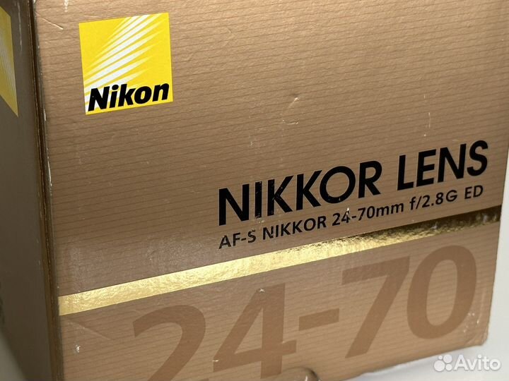Объектив Nikon 24-70mm f/2.8G ED AF-S Nikkor