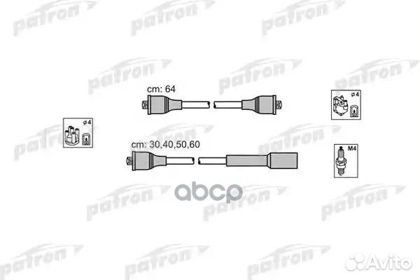 Комплект проводов зажигания ABU76 audi: 80 1.6i