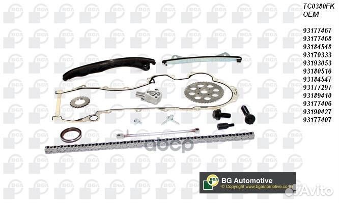 TC0380fkbga рем.к-кт грм цепной, со звездочкам