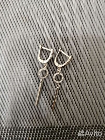 Серьги серебро