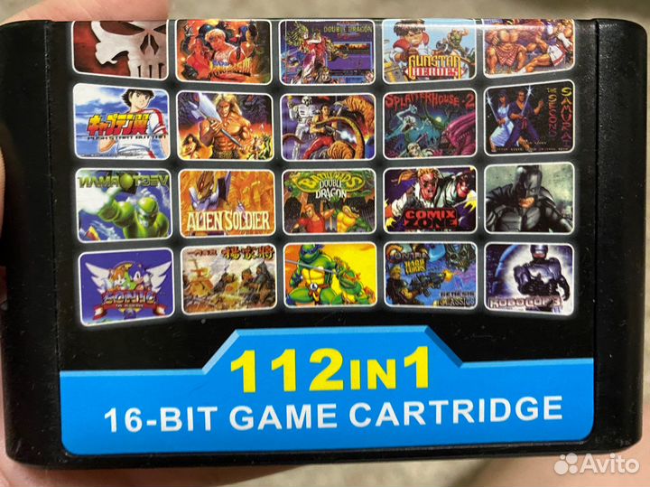 Приставка sega + картридж