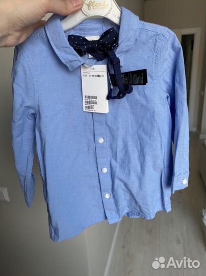 Рубашка жилетка бабочка комплект hm