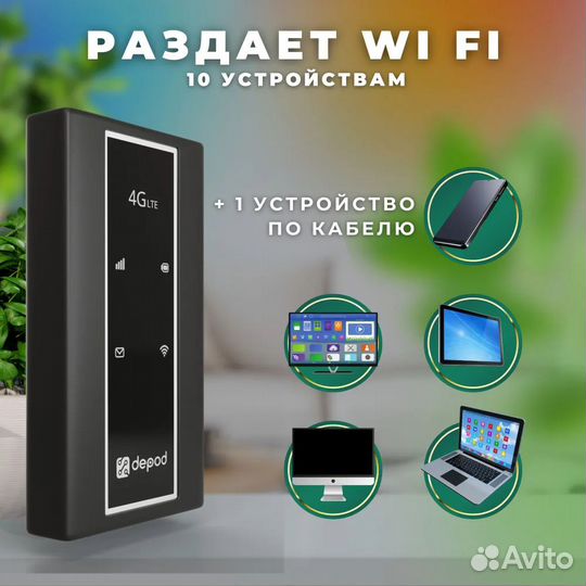 Wifi роутер 4g модем Depod