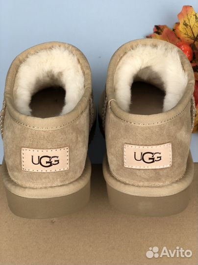 Угги слипоны женские Ugg Ultra Mini Tasman Sand