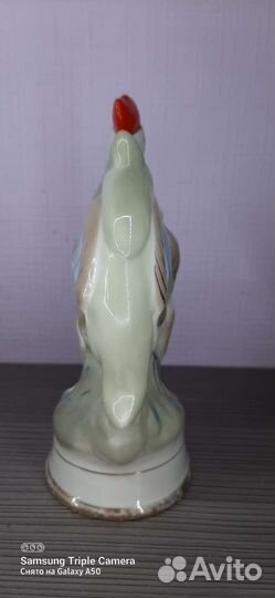 Штоф петушок фарфоровая статуэтка Городница