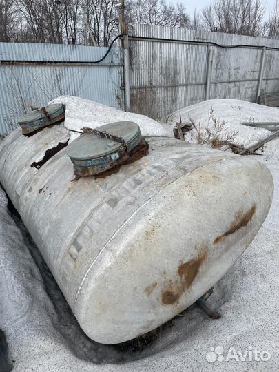 Емкость 4 куба для воды бу алюминиевая