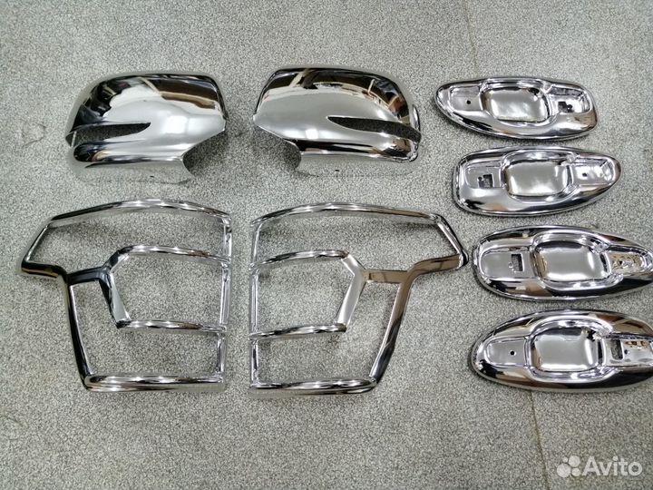 Комплект хромированных накладок УАЗ Патриот