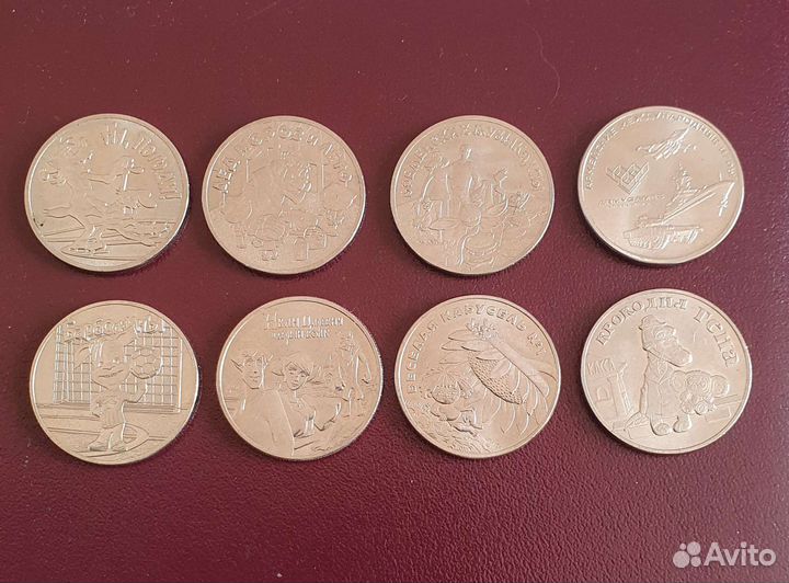 Монеты из мультиков