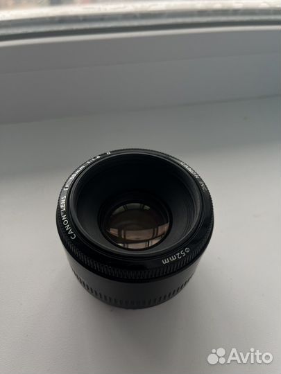 Объектив canon ef 50mm f 1 8