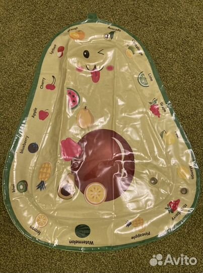 Развивающий аква коврик Авокадо