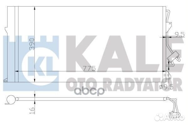 Радиатор кондиционера audi Q7 - porsche cayenne