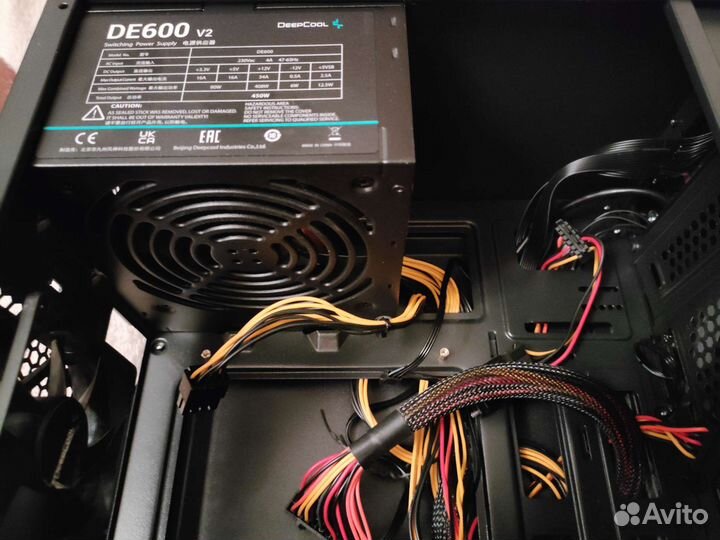 Игровой корпус для пк с вентиляторами и бп