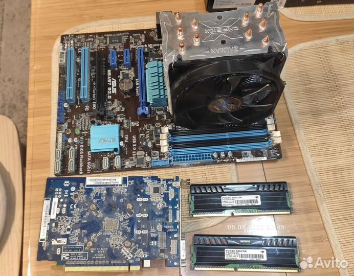 Комплект для сборки AMD 8 ядер озу 8 Гб socket am3