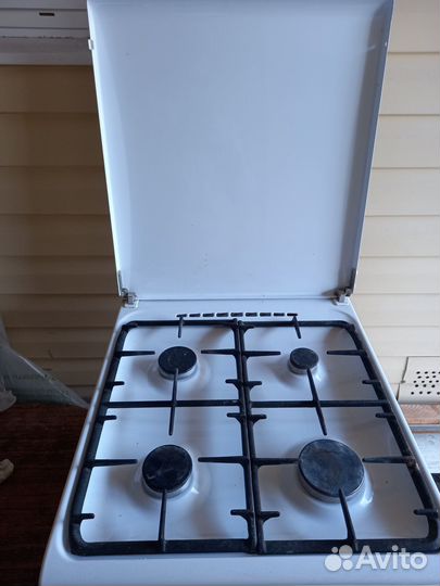 Газовая плита бу Гефест с электрической духовкой