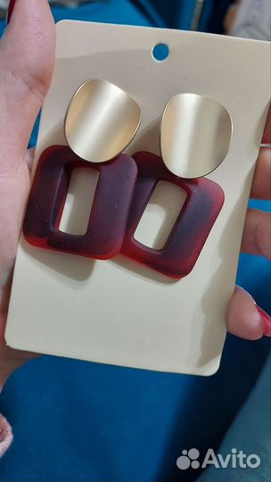 Серьги новые бижутерия
