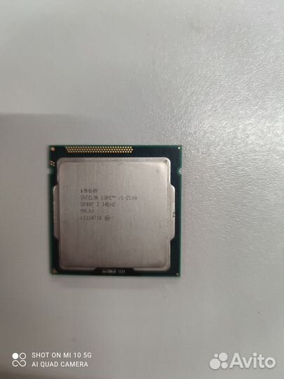 Процессор intel core i5-2500