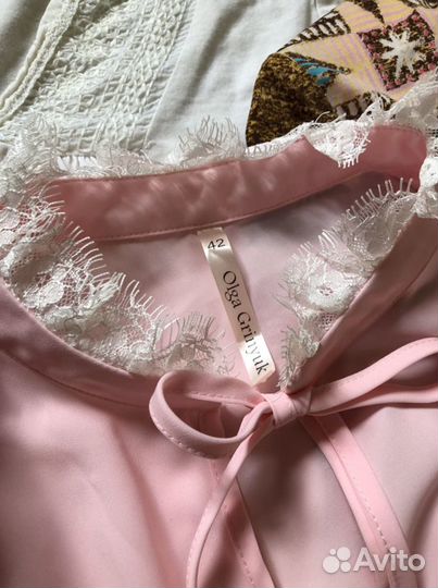 Блузка розовая от дизайнера Olga Grinyuk