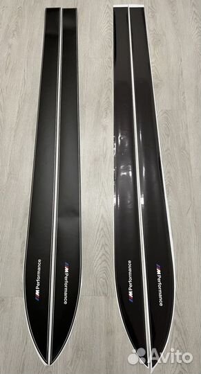 Наклейки на пороги m performance f30 мат и глянец
