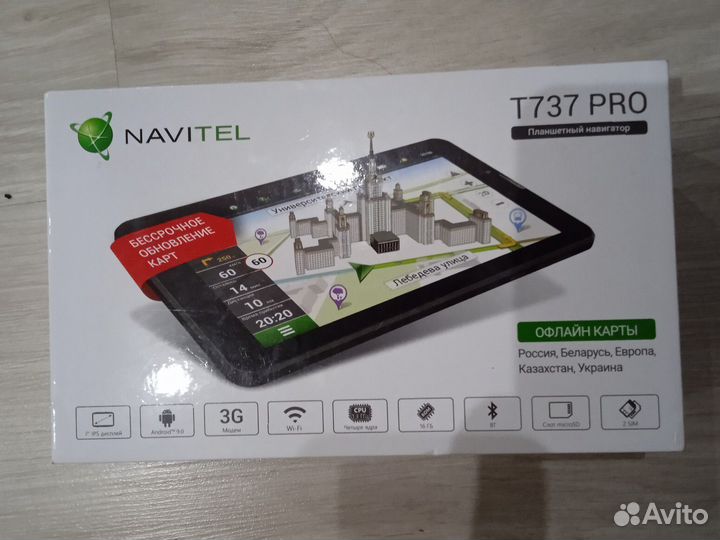 Планшет с навигатором Nawitel T737PRO