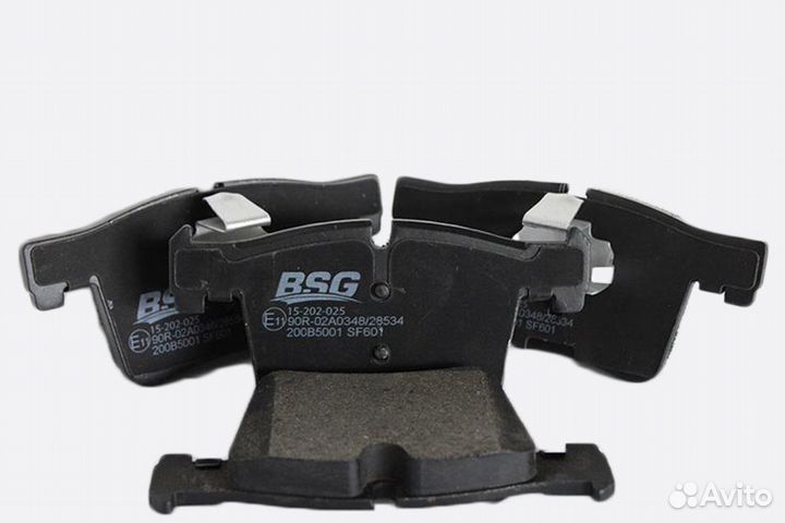 Колодки тормозные BMW 1 (F21), 3 (F30), X3 (F25) передние (4шт.) BSG