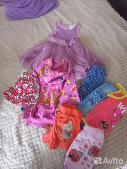 Вещи пакетом на девочку 92