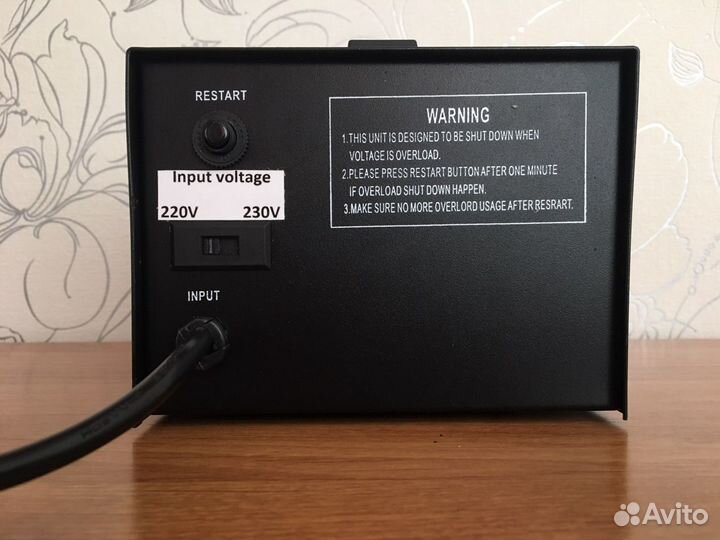 Понижающий трансформатор 220 / 230 - 100 Вольт