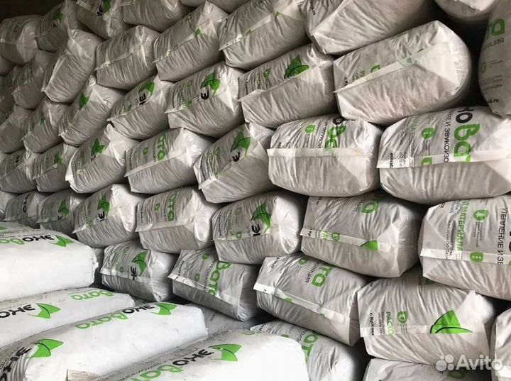 Утепление потолка эковатой