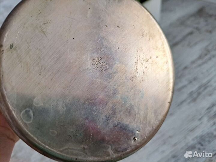 Чайник заварочный СССР мельхиор