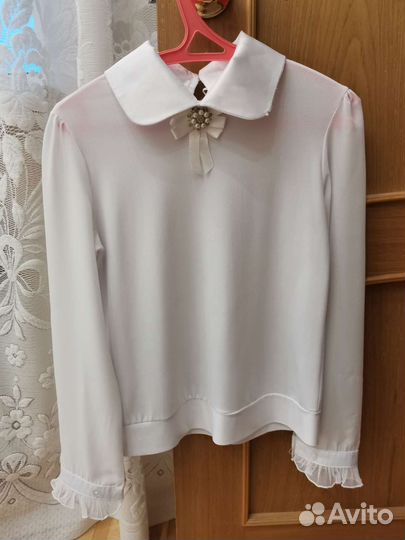 Блузка белая для девочки