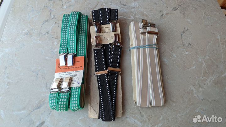 Колекционные помочи мужские СССР. 1986. Новые