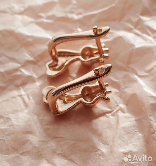 Детские серьги жирафики