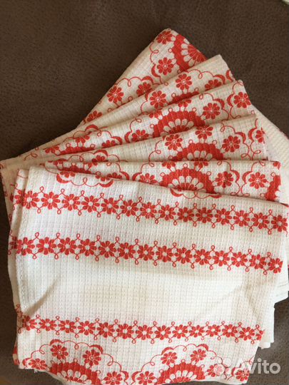 Полотенца вафельные