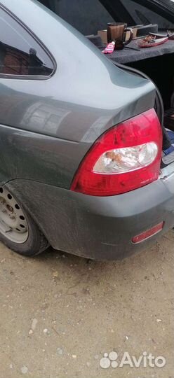 Бампер priora 1 хетчбек задний