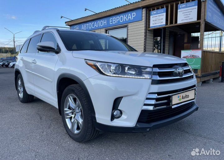 Toyota Highlander 3.5 AT, 2017, 54 100 км