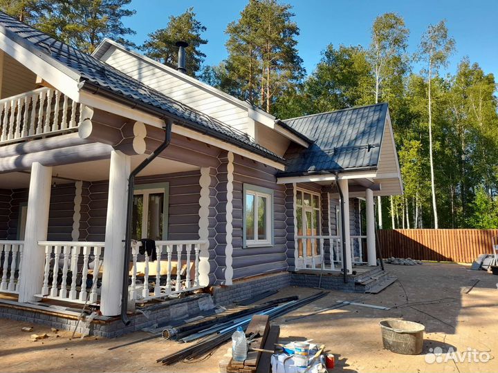 Срубы домов, каркасные дома, плотник, отделка