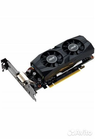 Видеокарта asus nvidia GeForce GTX 1650 LP OC